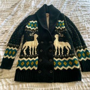 Fair Isle Sweater with Reindeer